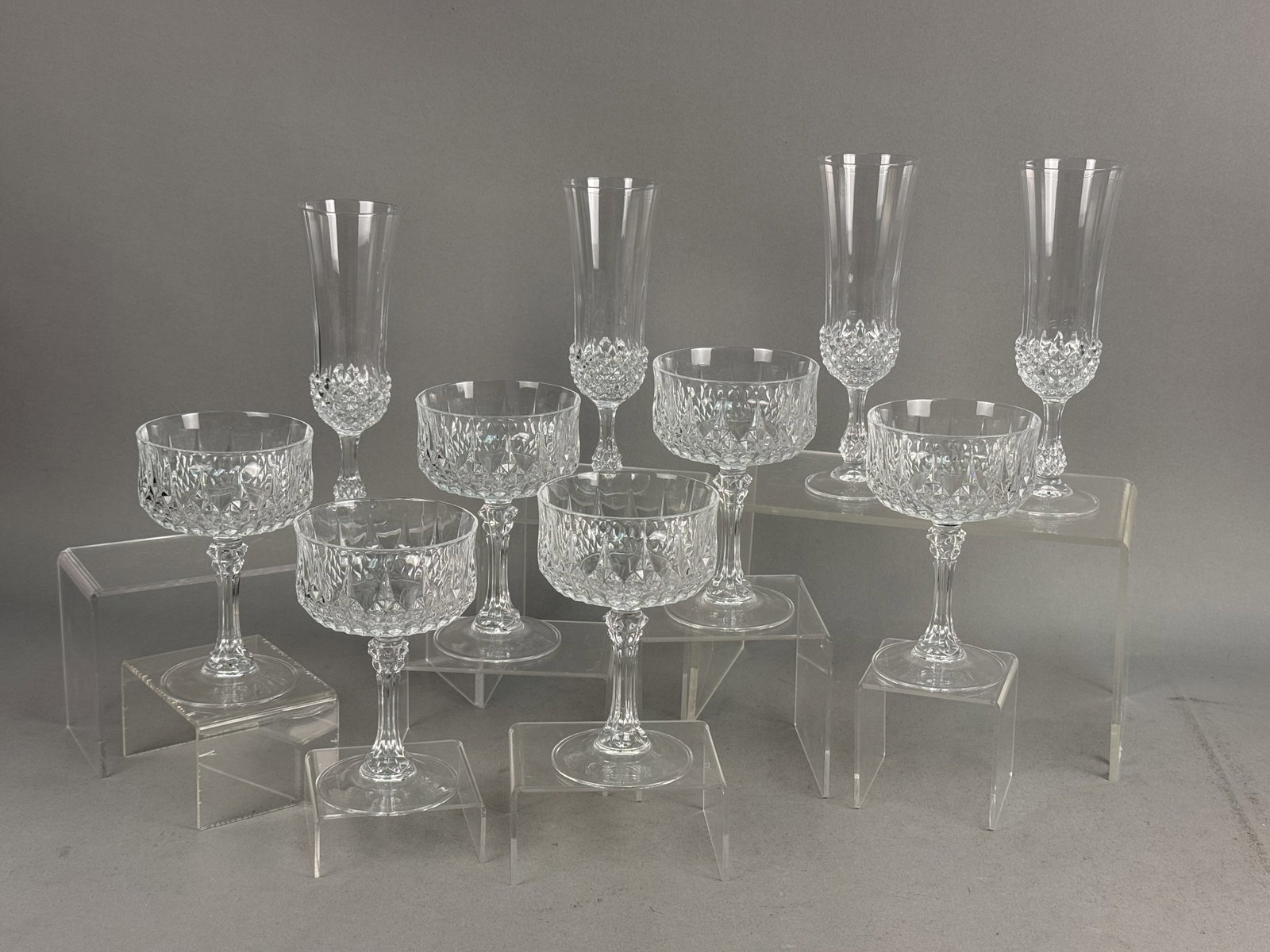 Cristal d'Arques Longchamp Stemmed Crystal Glasses (1 of 4)