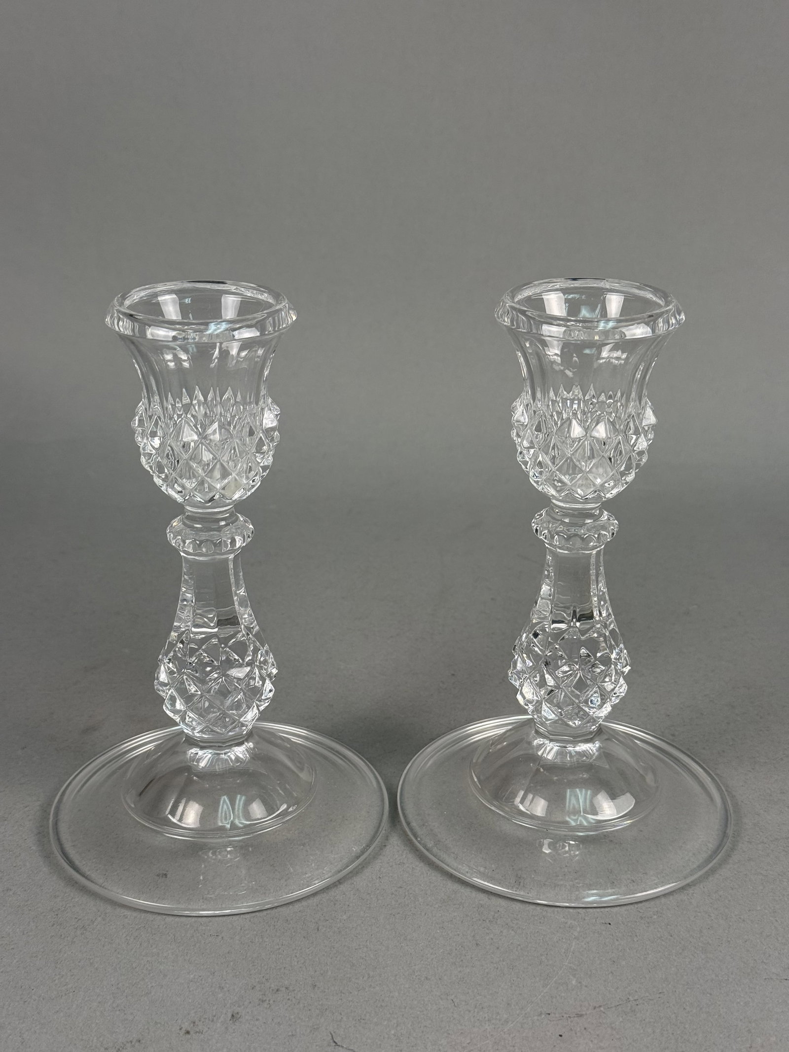 Cristal d'Arques Longchamp Crystal Candlesticks (1 of 4)