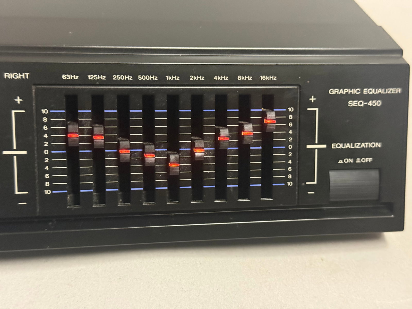 Sony Black Graphic Equalizer SEQ-450 - 3