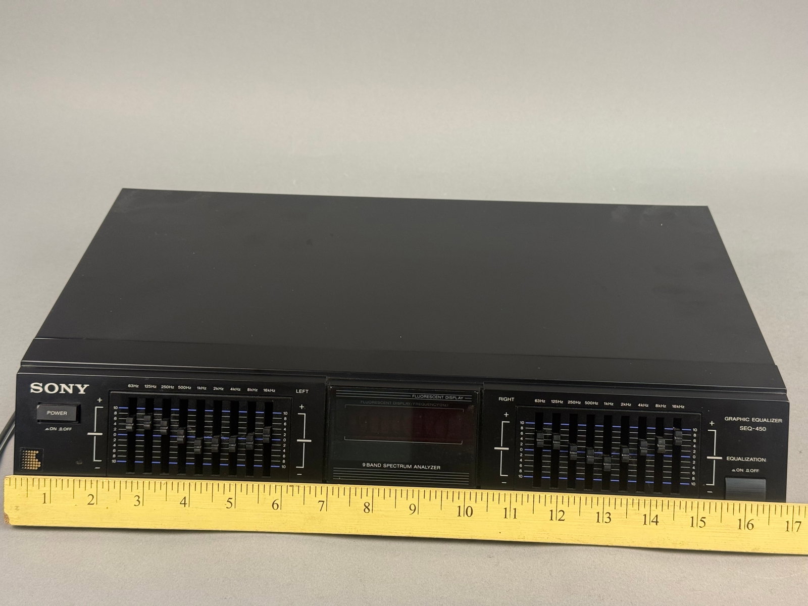 Sony Black Graphic Equalizer SEQ-450 - 4