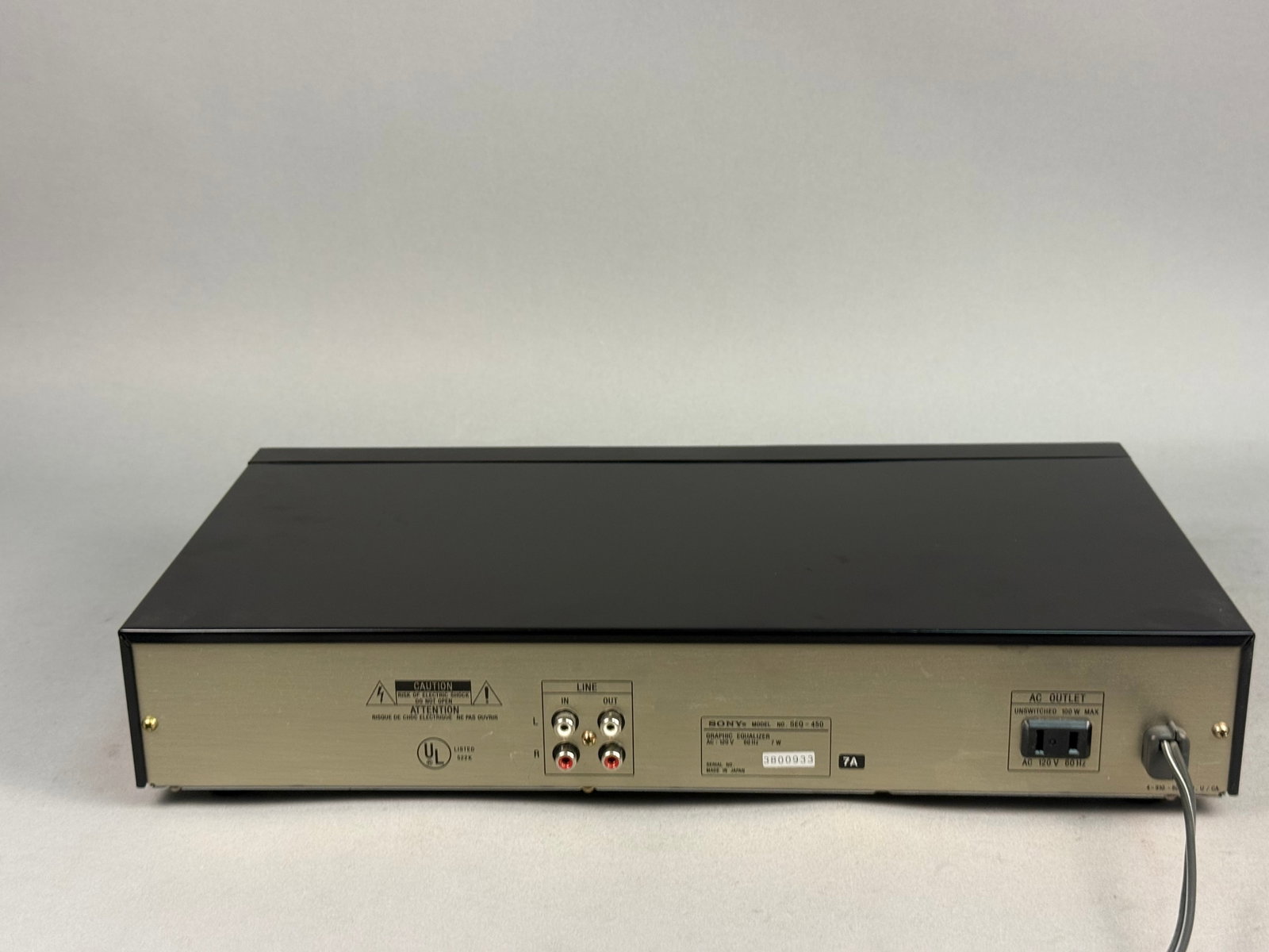 Sony Black Graphic Equalizer SEQ-450 - 8