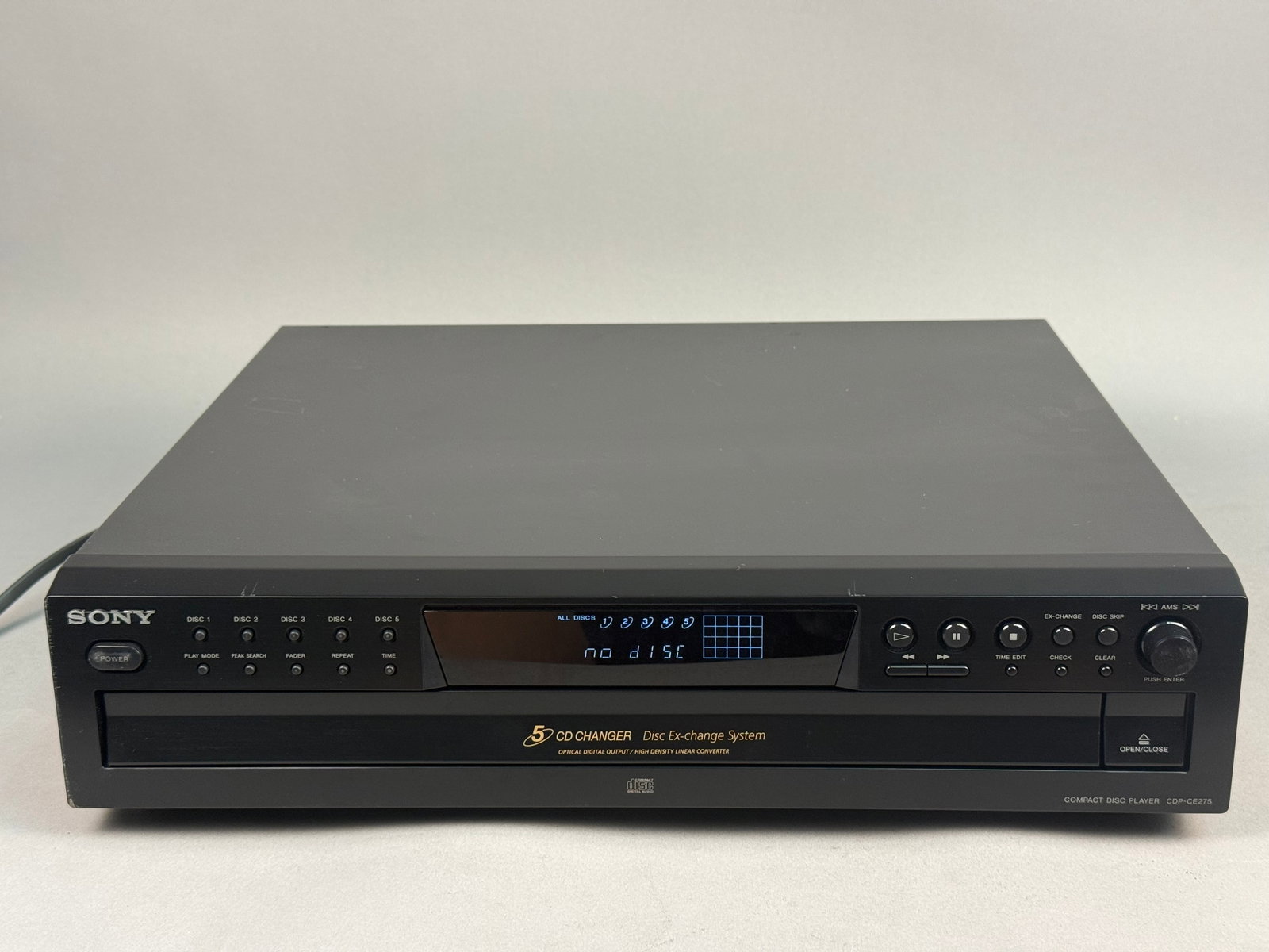 Sony CDP-CE275 5-Disc CD Changer (1 of 6)