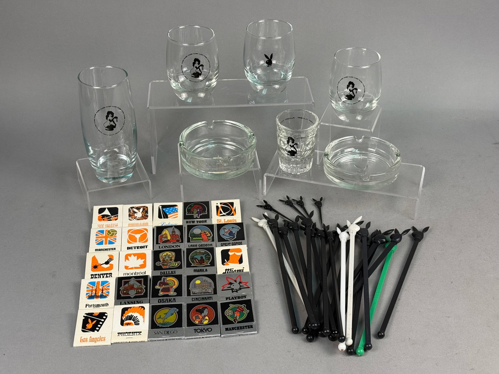 Playboy Glass & Plastic Vintage Barware (1 of 10)