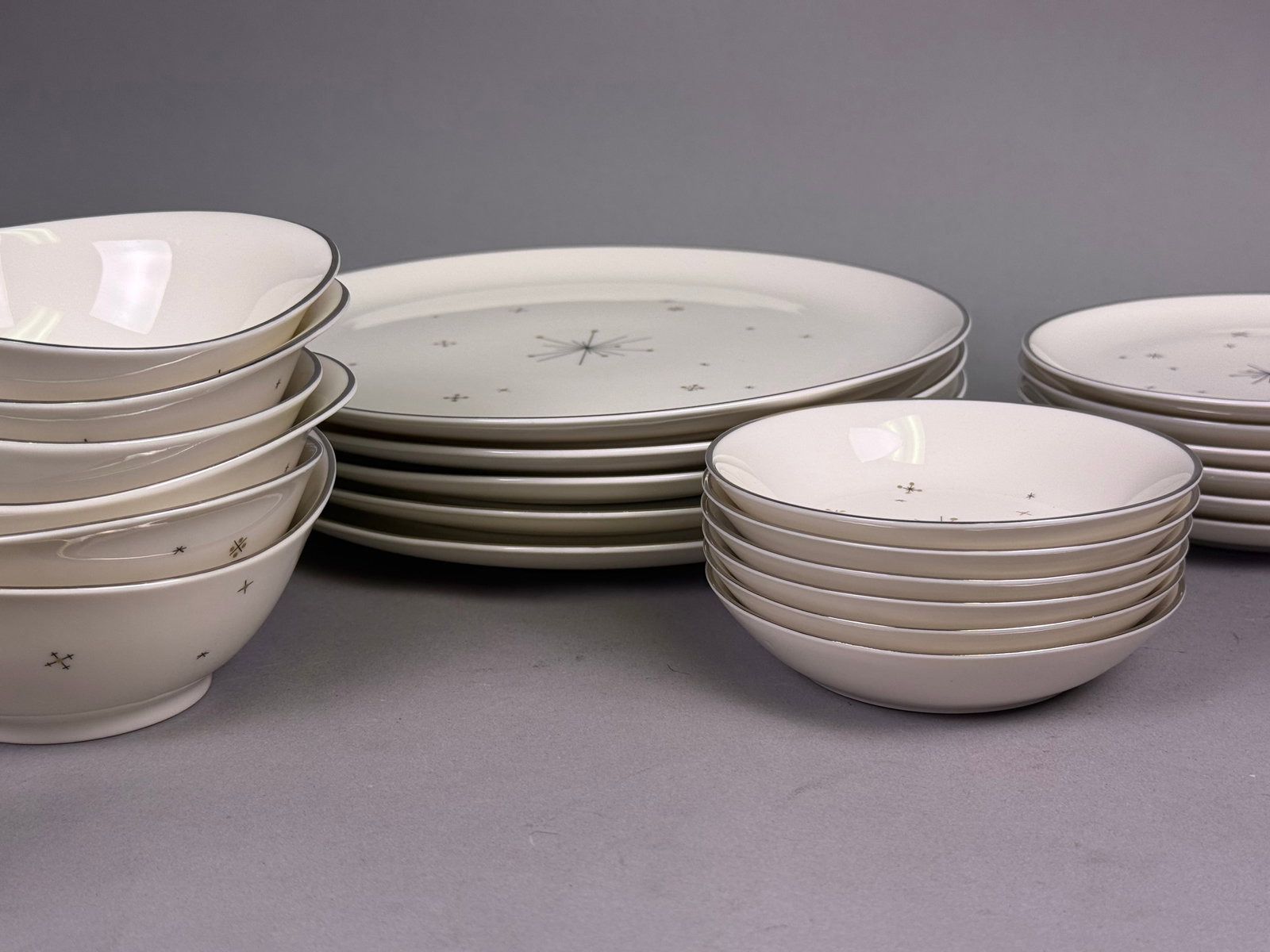 32pc Syracuse Evening Star China Dinnerware Set - 8