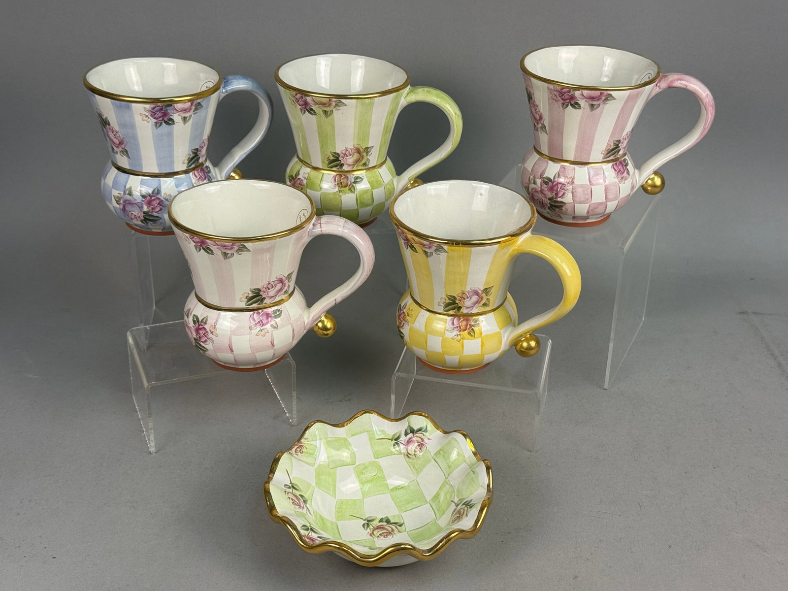 MacKenzie-Childs Honeymoon Earthenware Mug & Bowl Set (1 of 14)