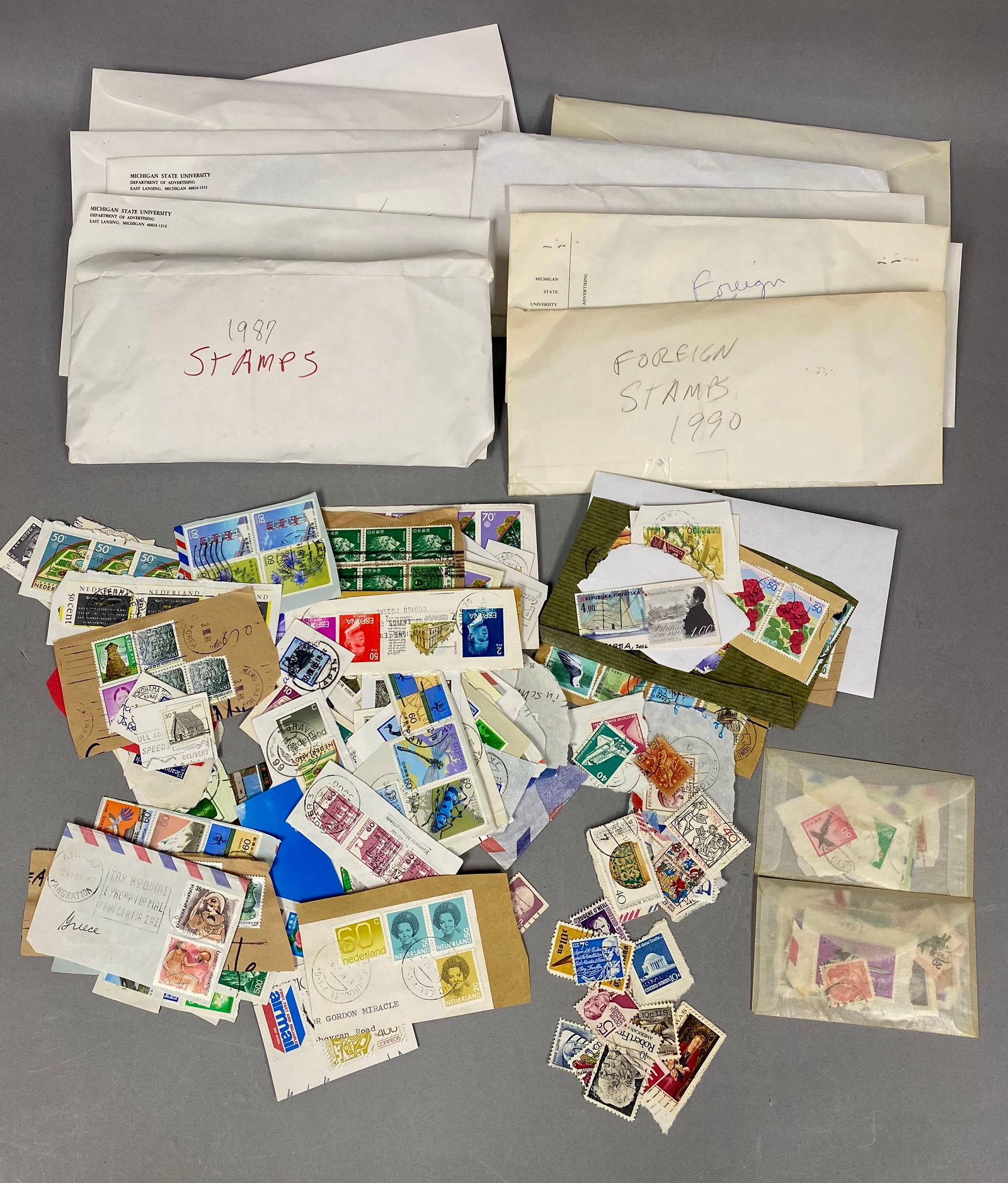 Worldwide 1986-1999 Stamp Accumulation, Used (1 of 8)