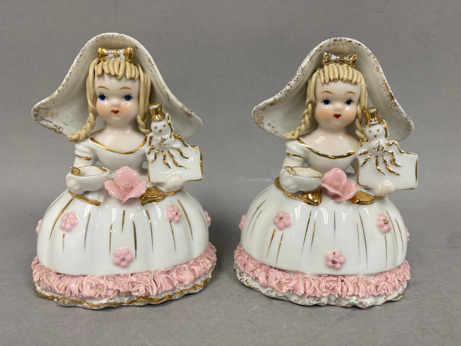 Lefton Little Miss Muffet Figurine Pair (1 of 3)