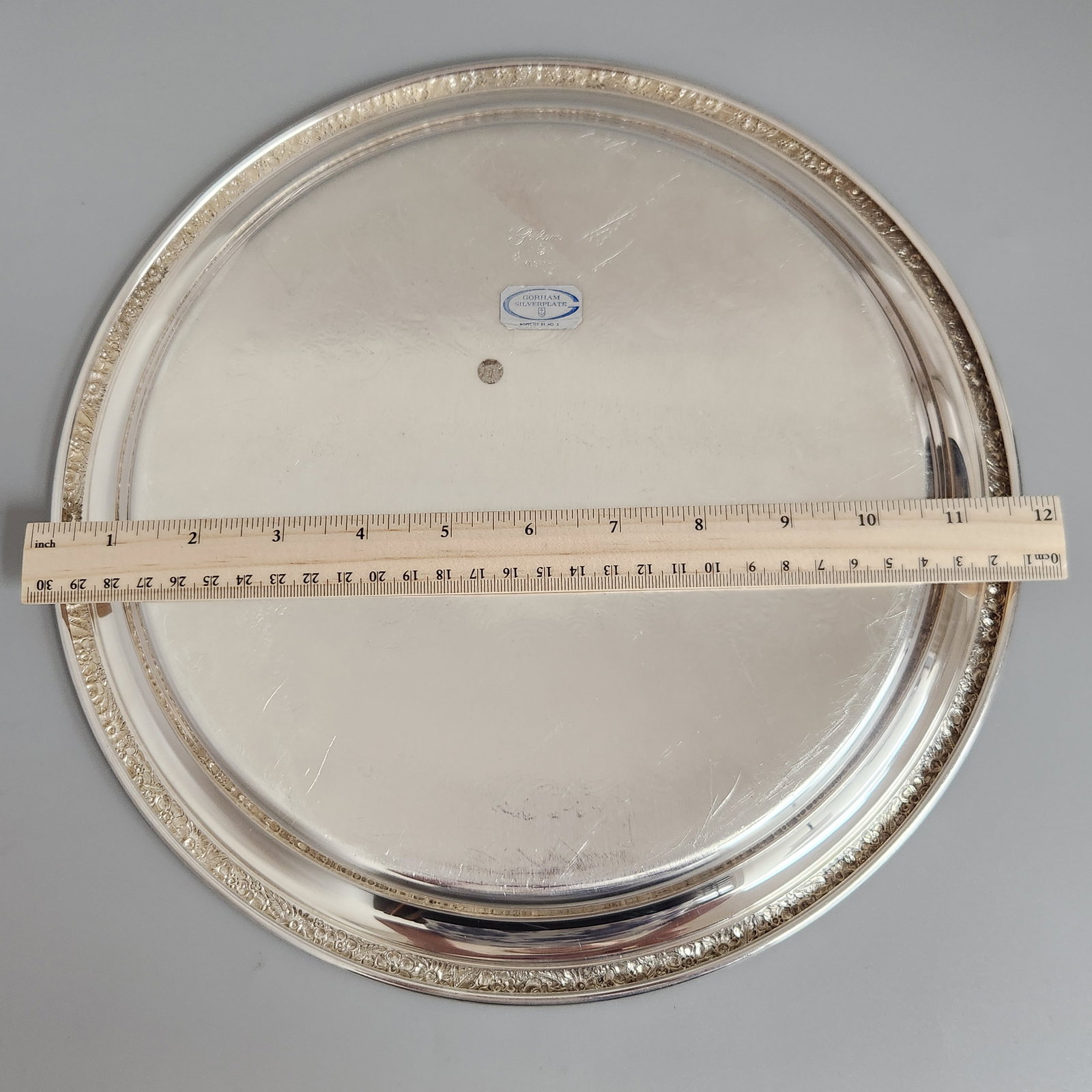 Three American Silver-Plated Serving Trays - 6