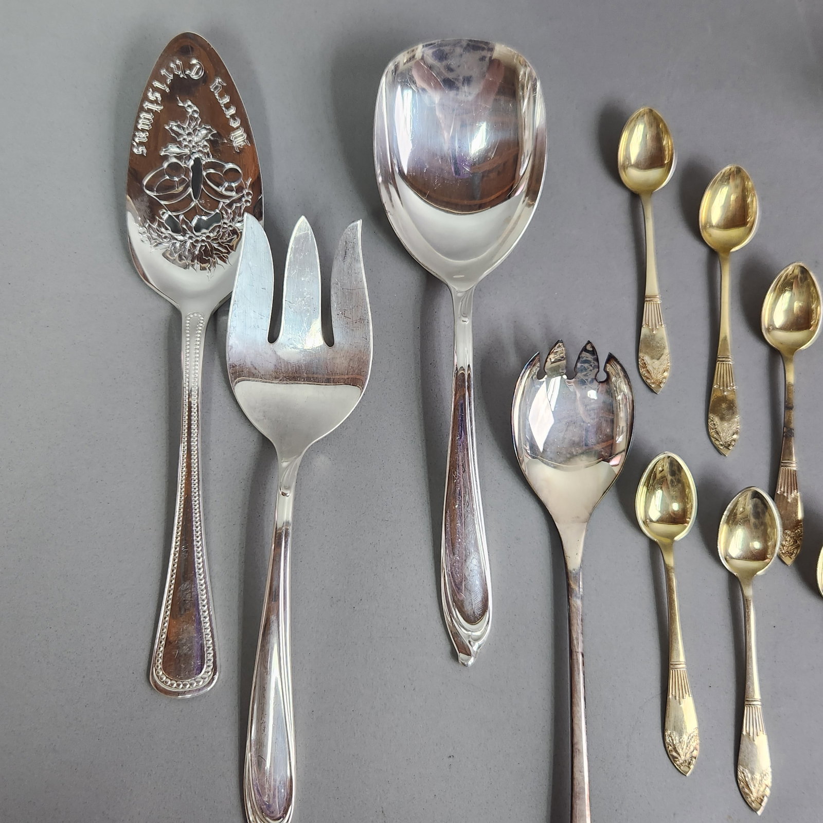 Decorative Silver Plate Serving Pieces - 2