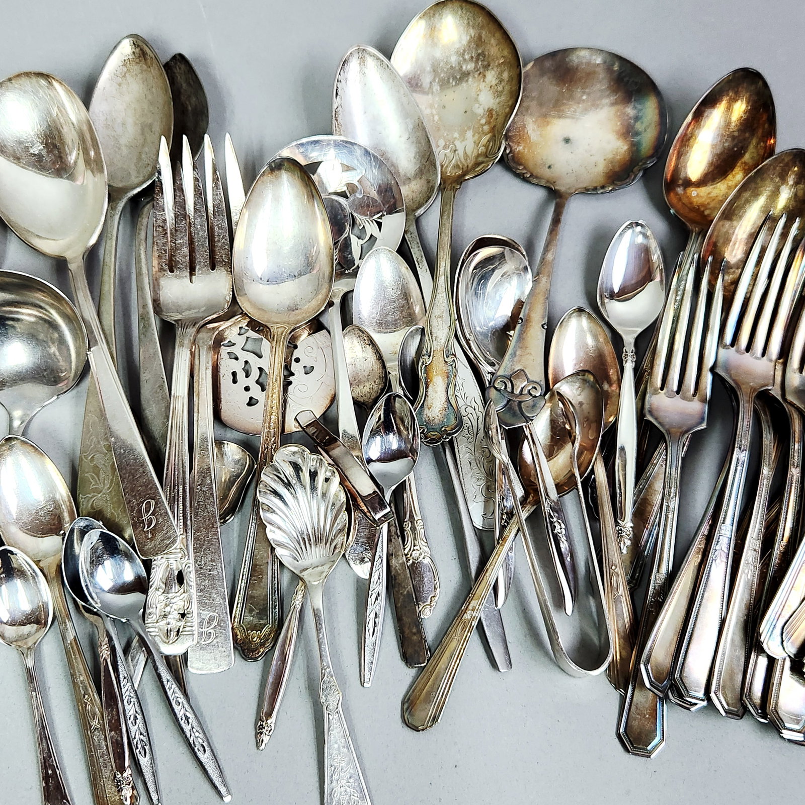 Assorted Vintage Silver-Plated Flatware - 4