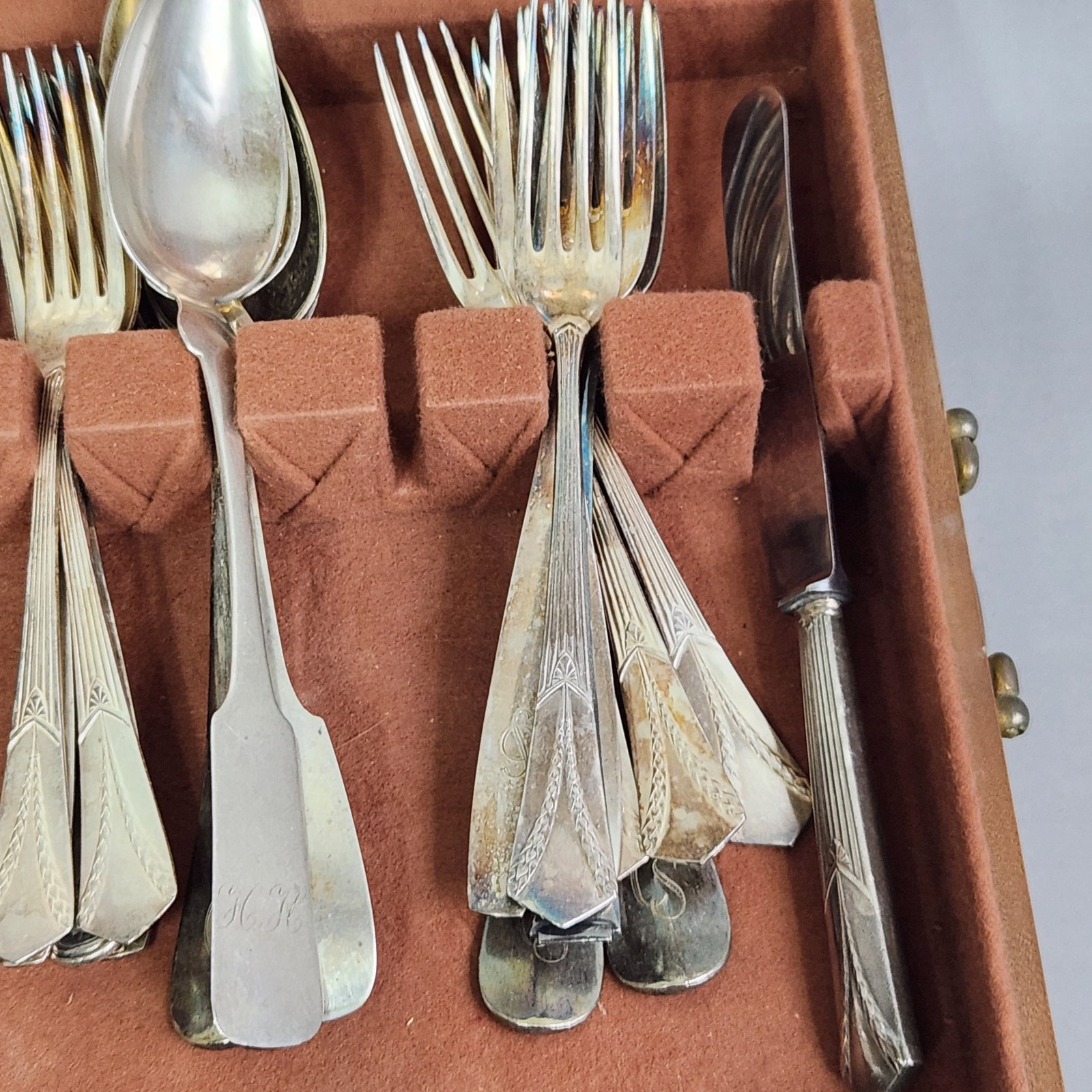 Silver-Plated Flatware & Chest - 5