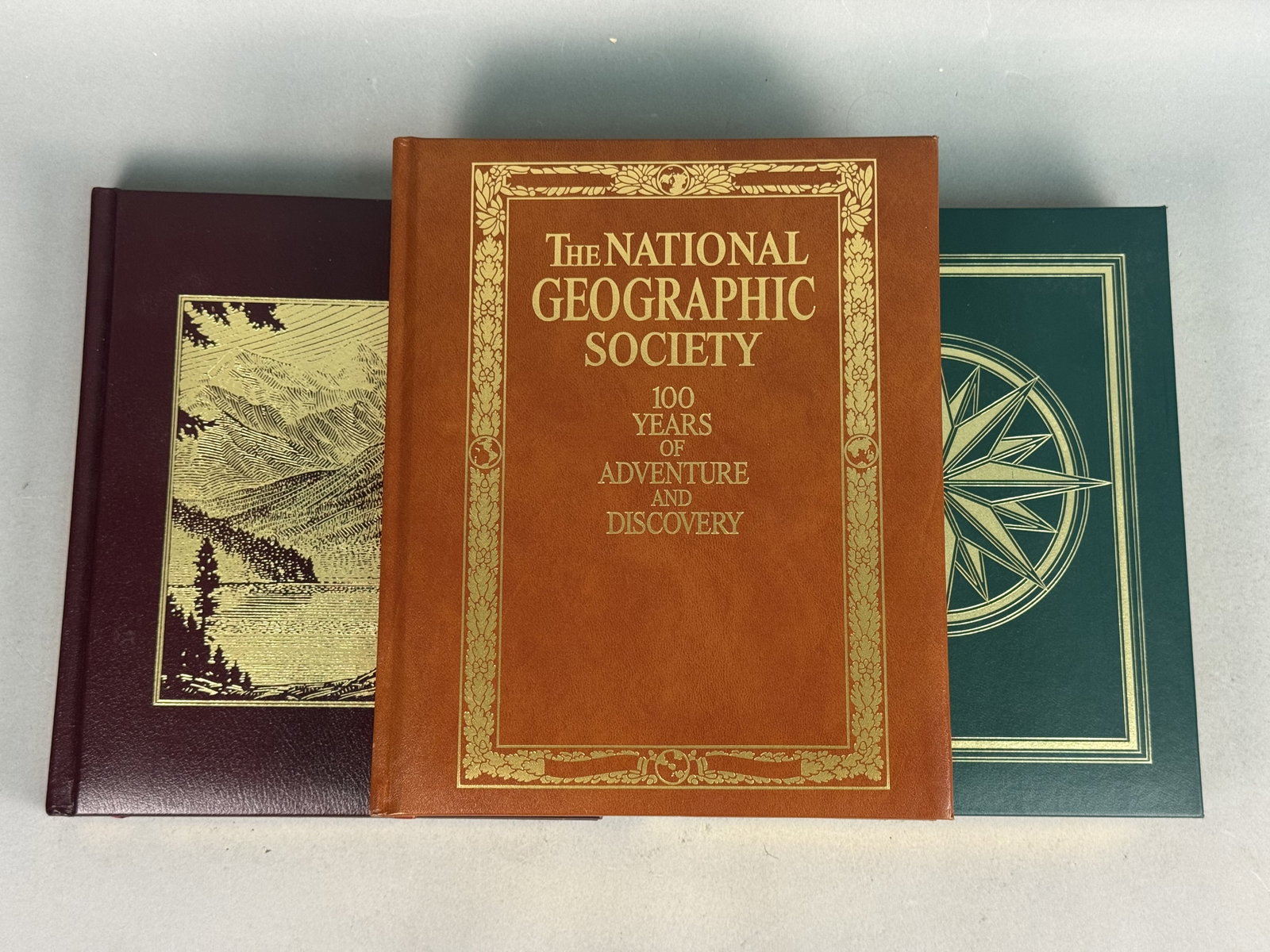3 National Geographic Society Leatherette Reference Books (1 of 11)