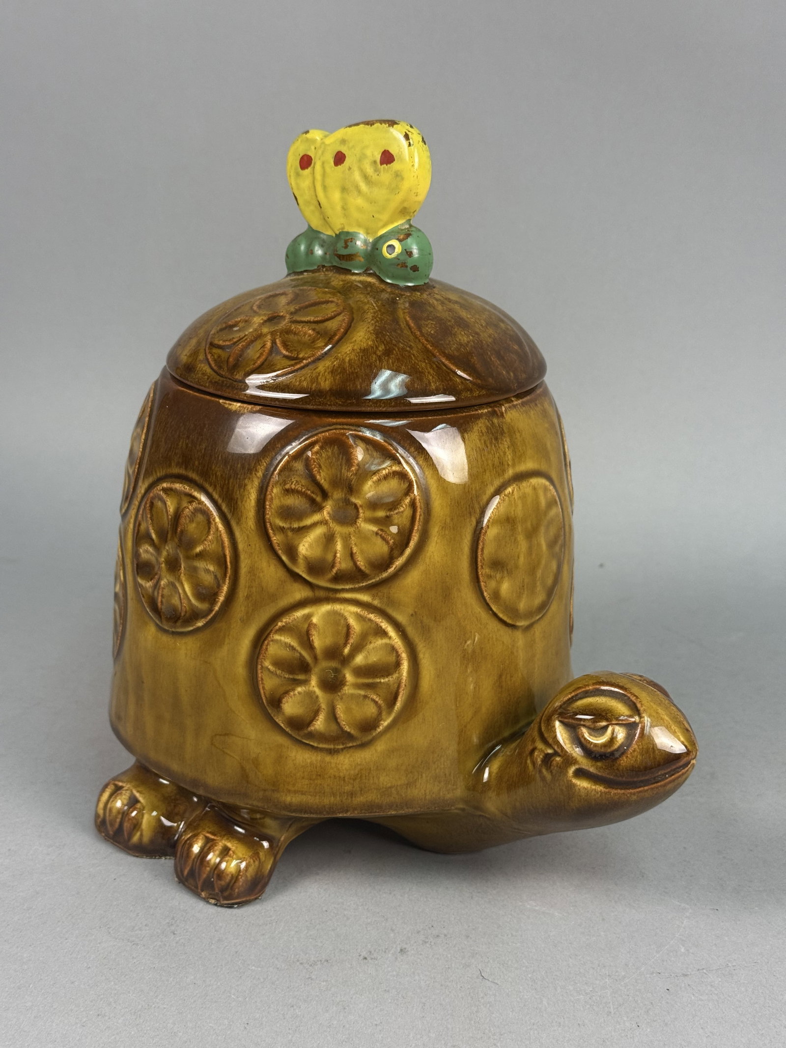 McCoy Ceramic Turtle Cookie Jar (1 of 8)