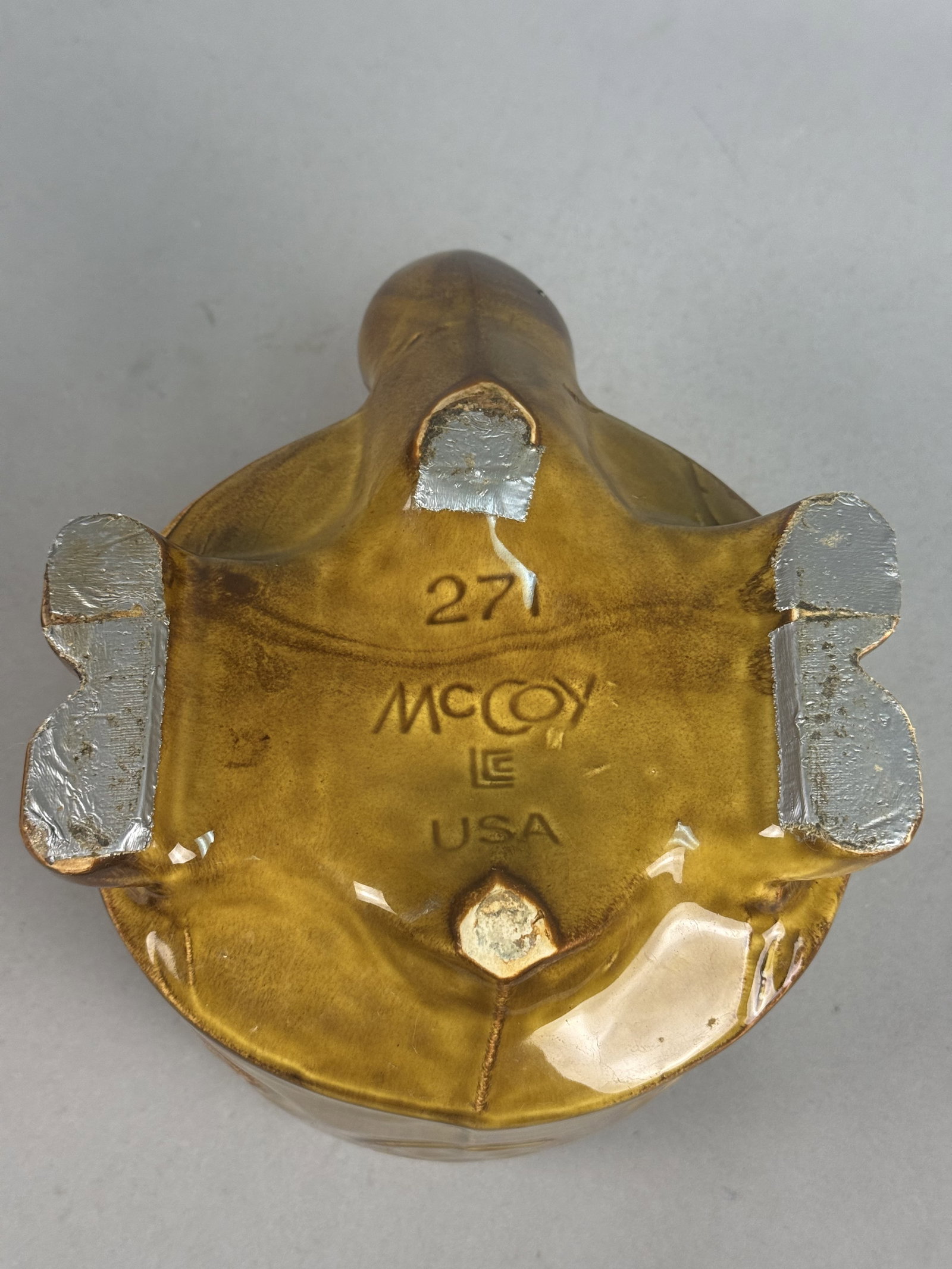 McCoy Ceramic Turtle Cookie Jar - 3