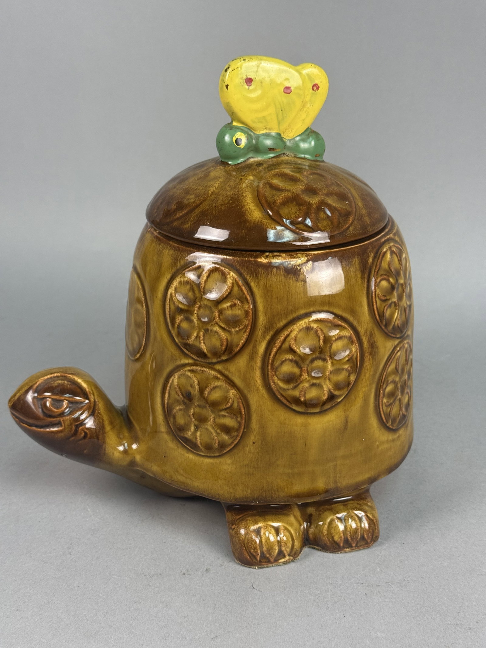 McCoy Ceramic Turtle Cookie Jar - 6
