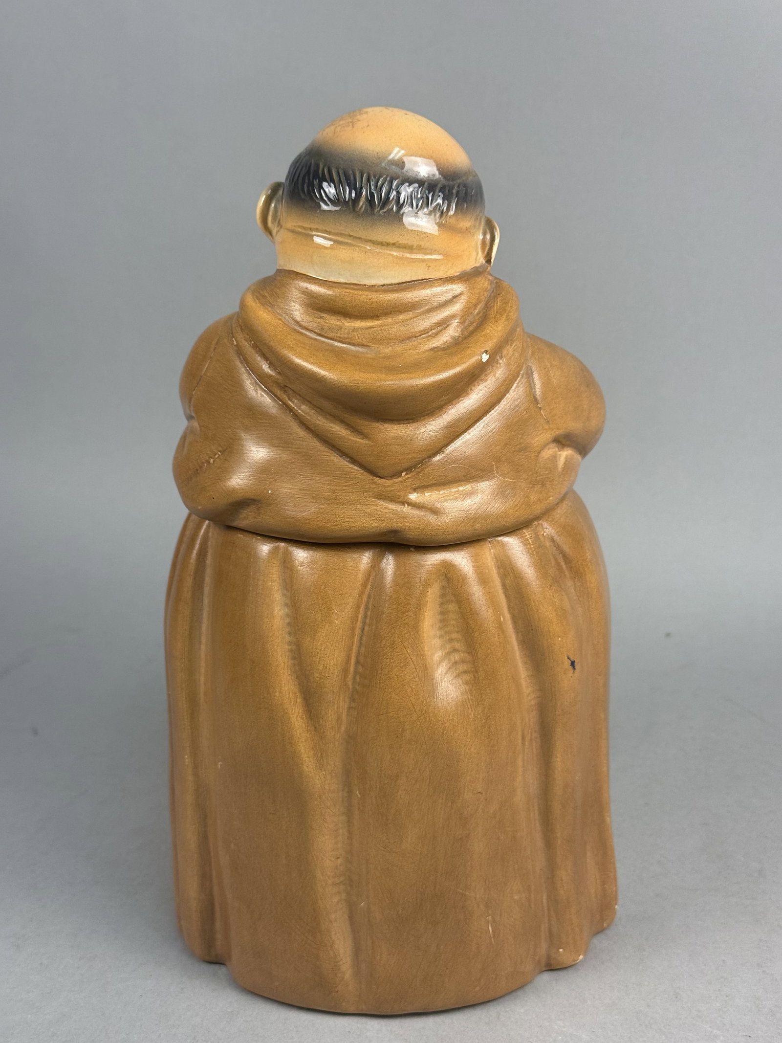 Glazed Earthenware Jovial Monk Cookie Jar - 10