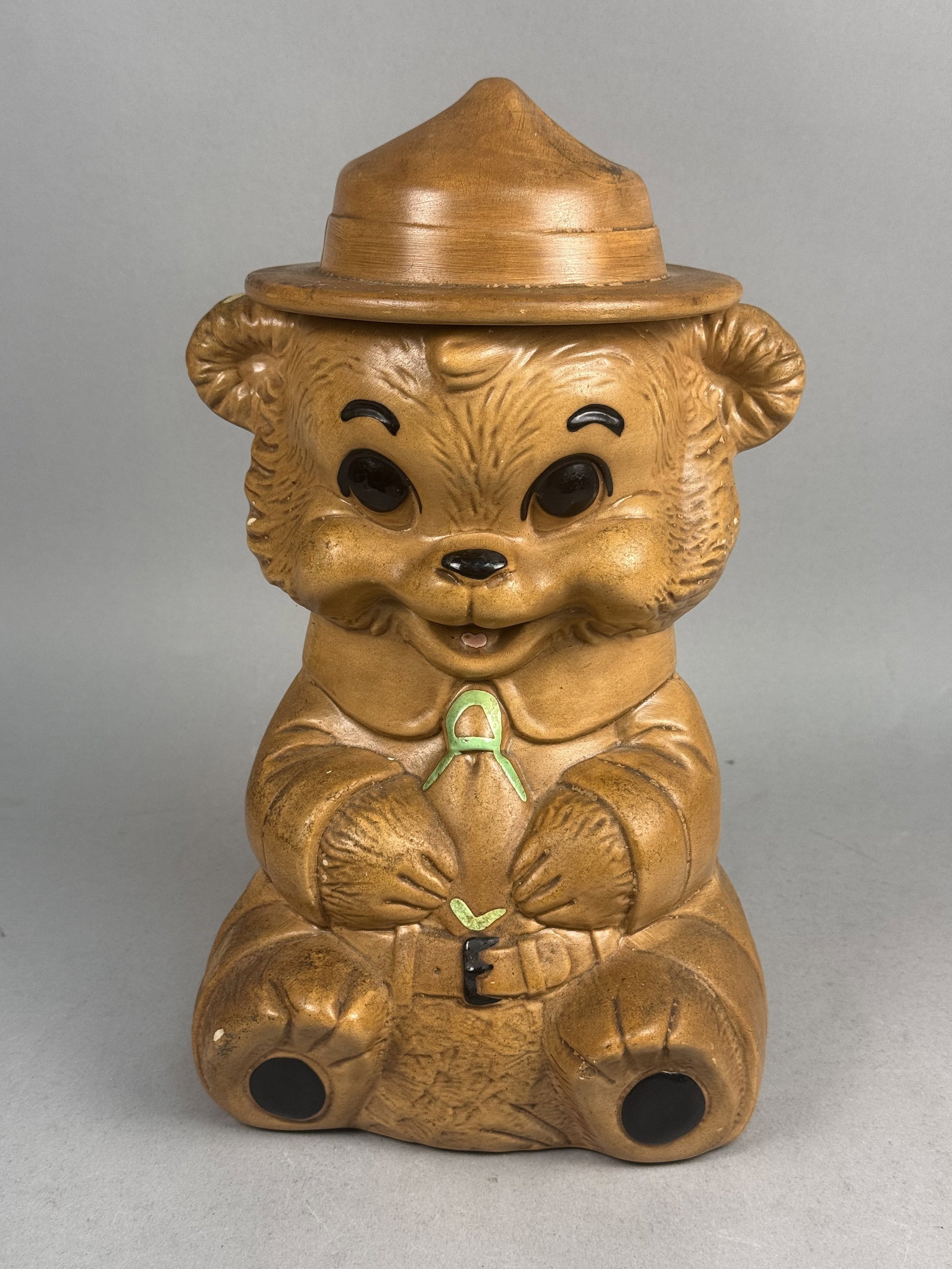 Twin Winton Ceramic Ranger Bear Cookie Jar (1 of 9)