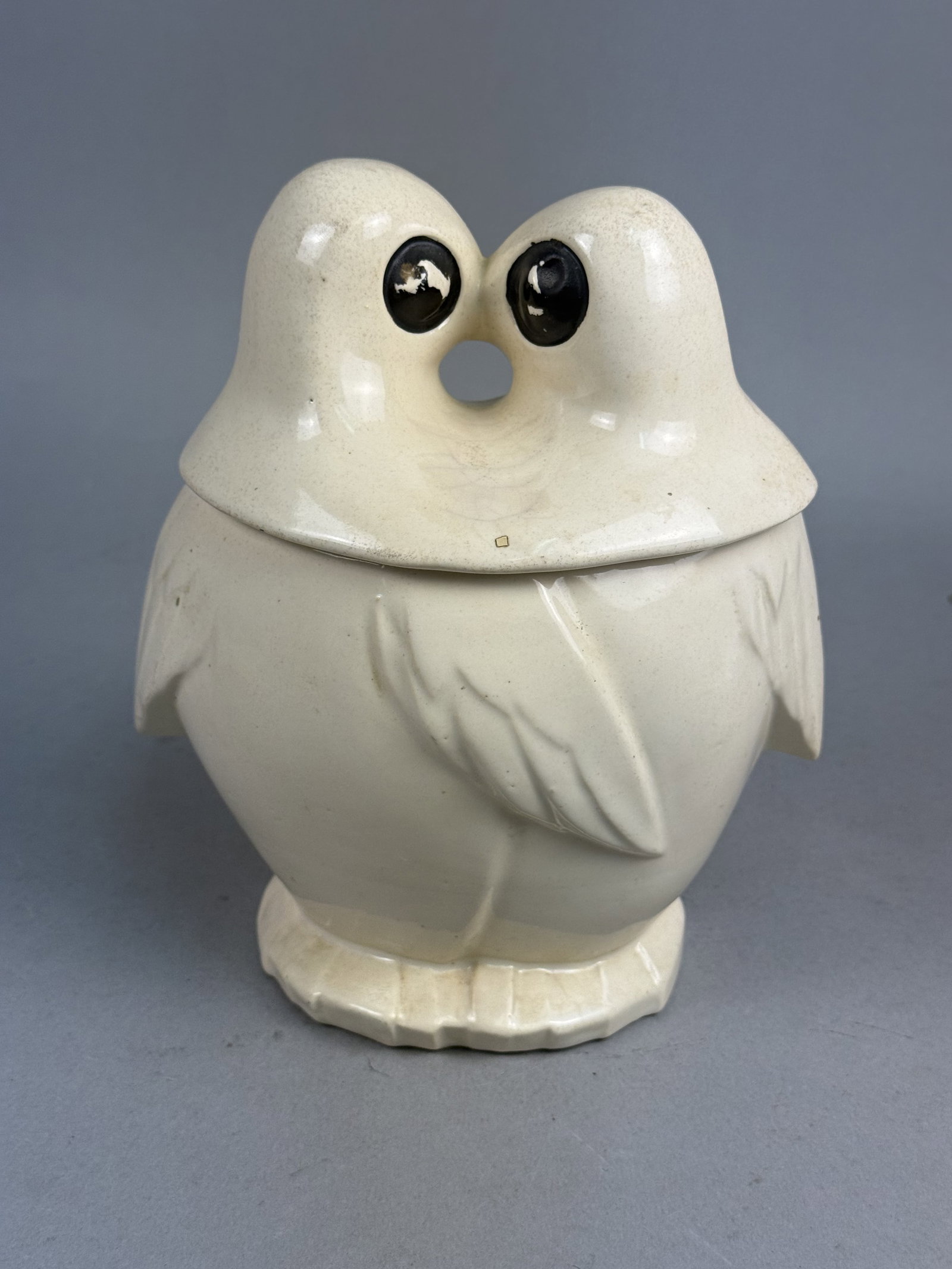 Earthenware Nuzzling Penguin Cookie Jar - 4