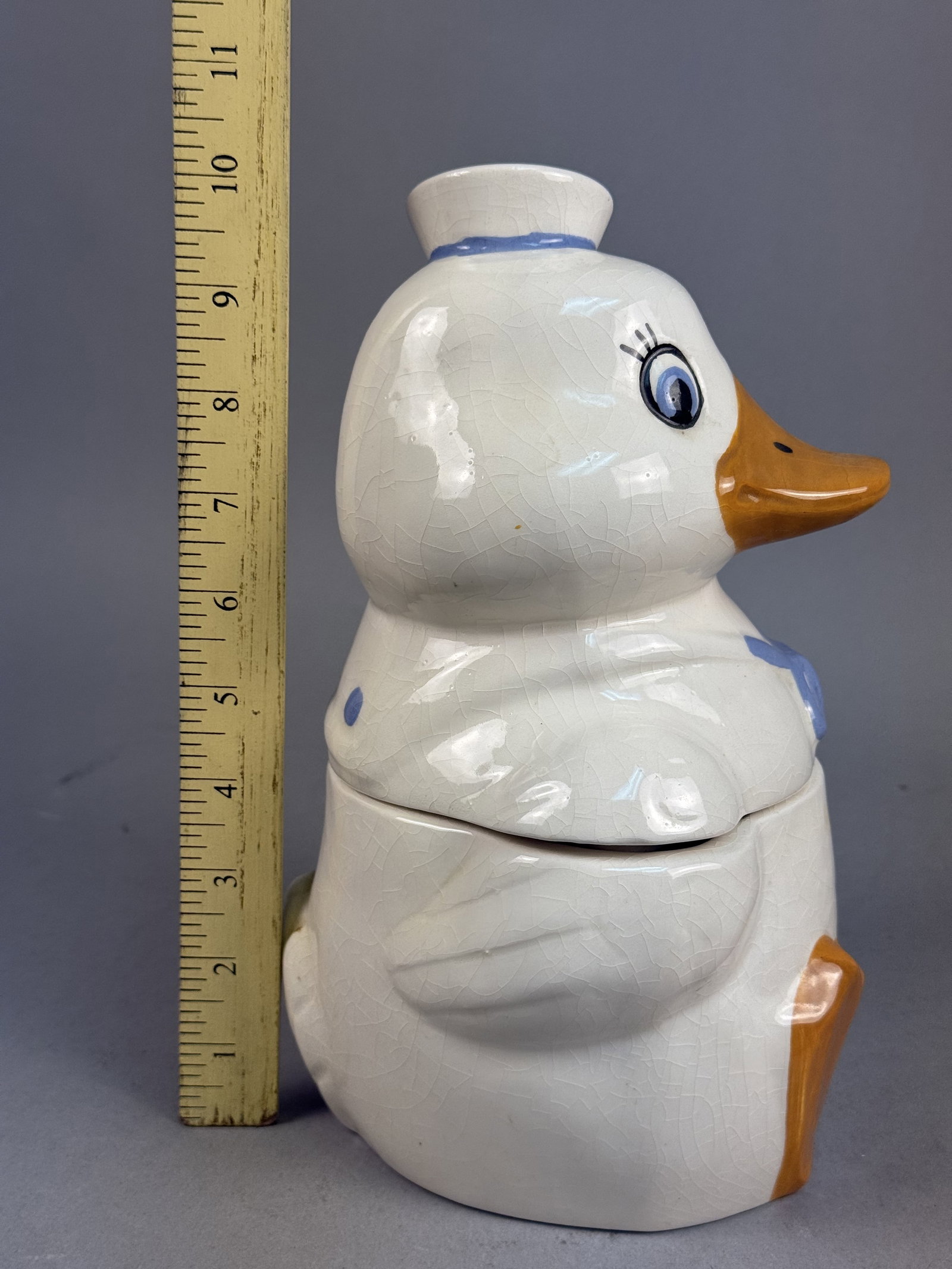 Earthenware Sailor Duck Cookie Jar - 6