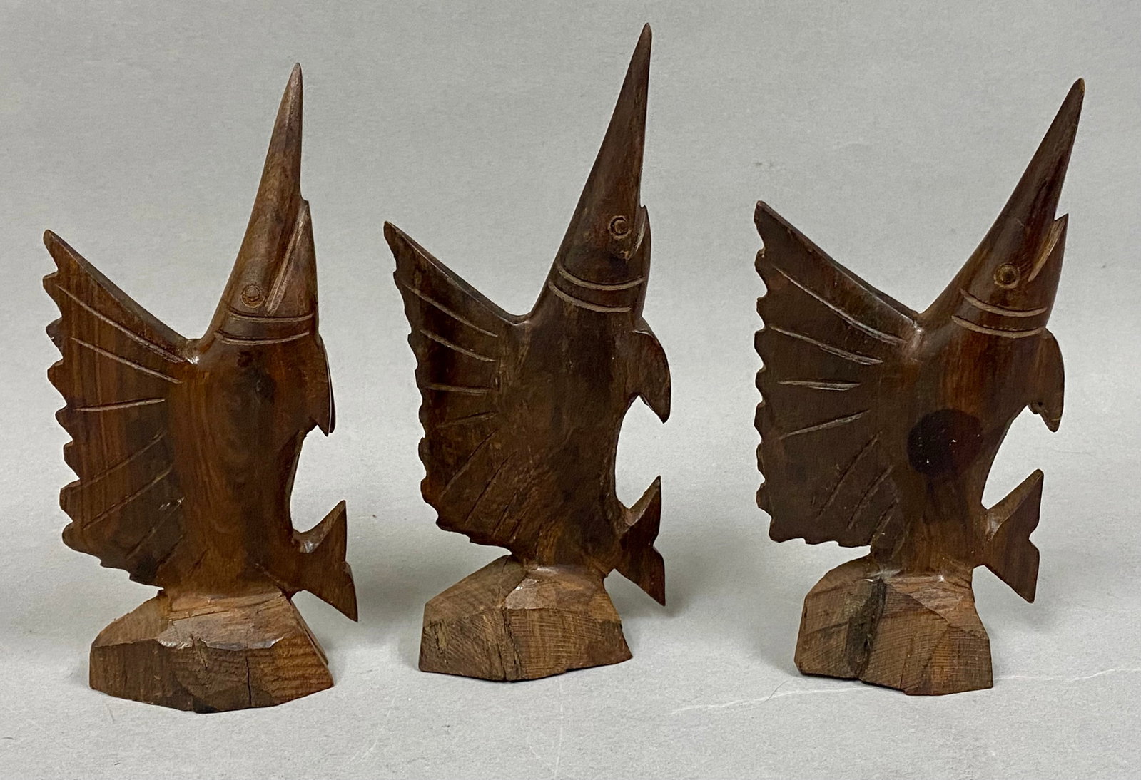 Assorted Carved Wooden Decorative Objects - 5