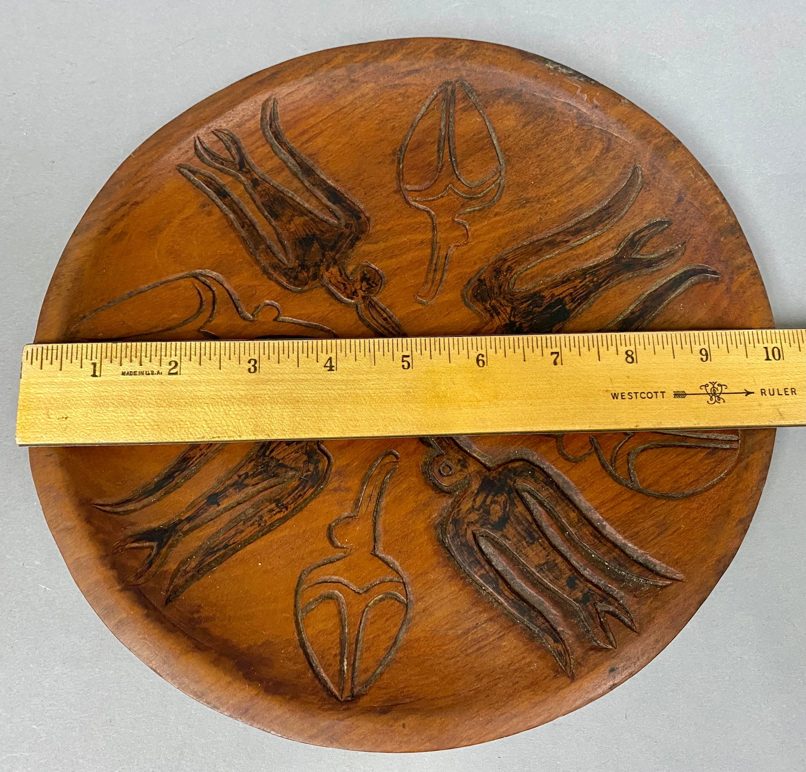 Assorted Carved Wooden Decorative Objects - 9