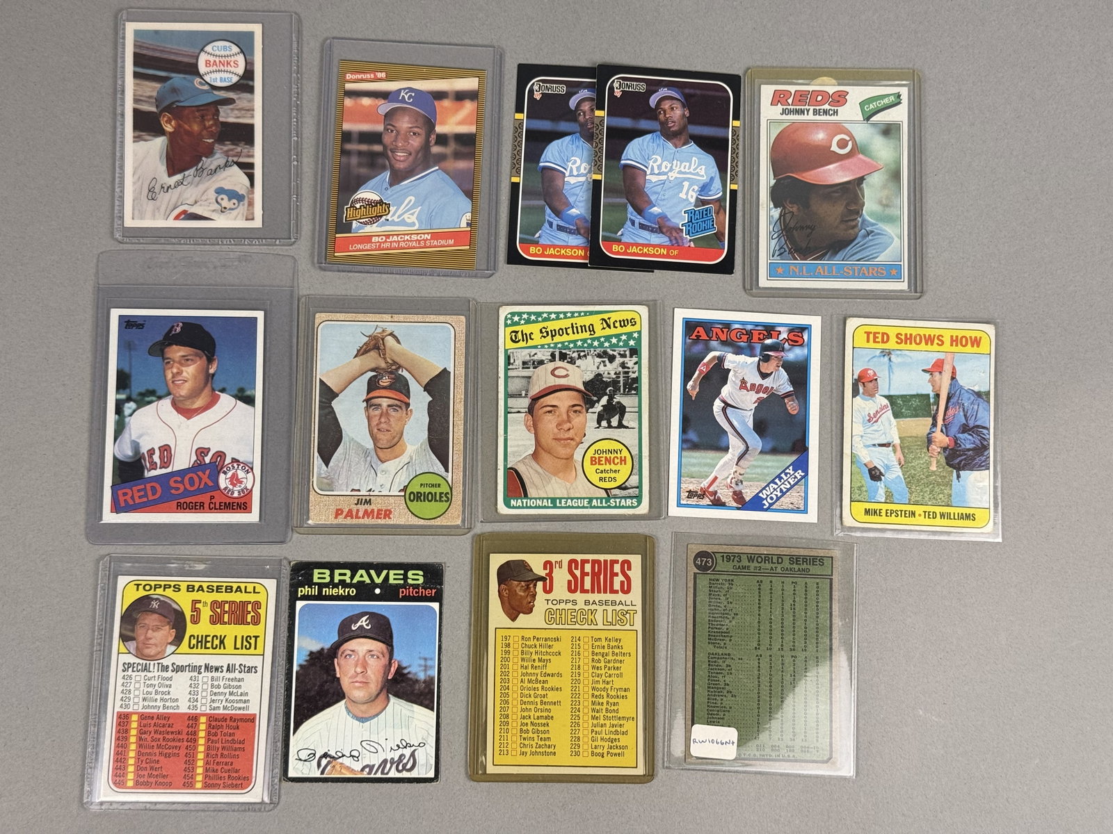15 Topps & Donruss Vintage Baseball Cards 1968-1988 (1 of 10)
