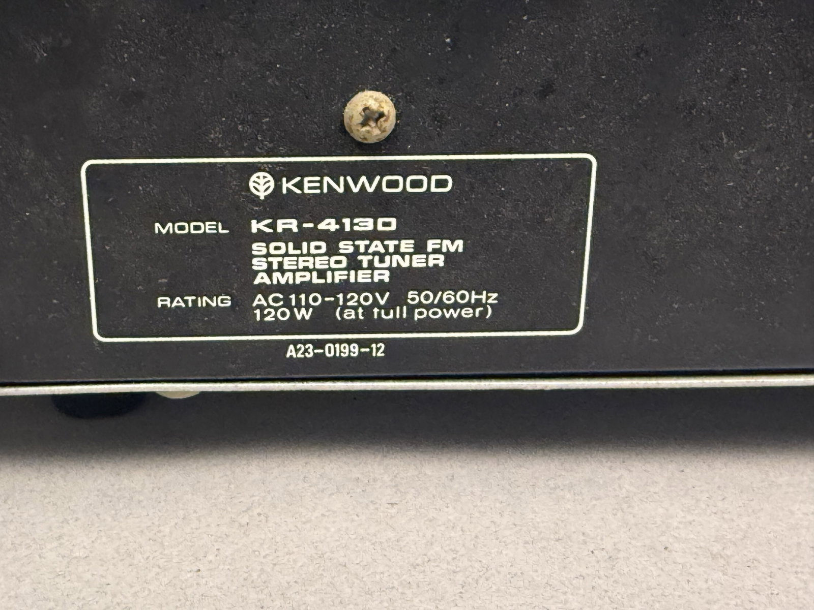 Kenwood KR-4130 Solid State Stereo Receiver - 5