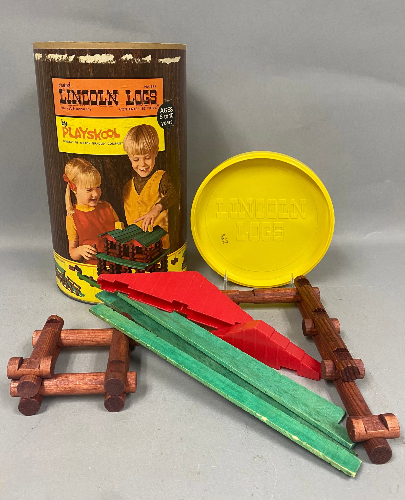1969 Playskool Lincoln Logs No. 892 Set (1 of 7)