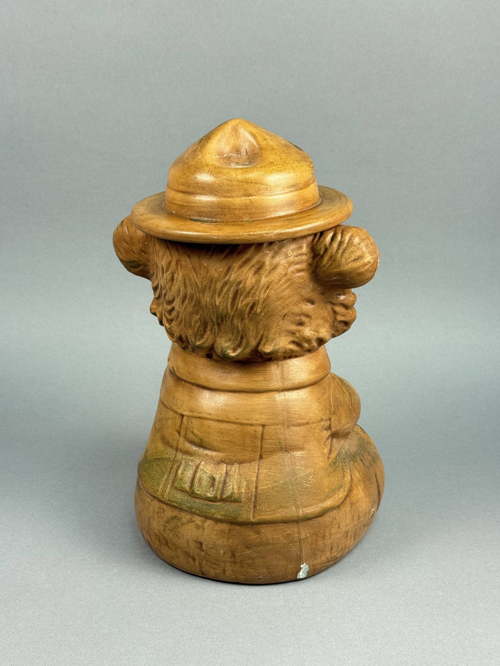 Winton Ceramic Ranger Bear Cookie Jar - 2