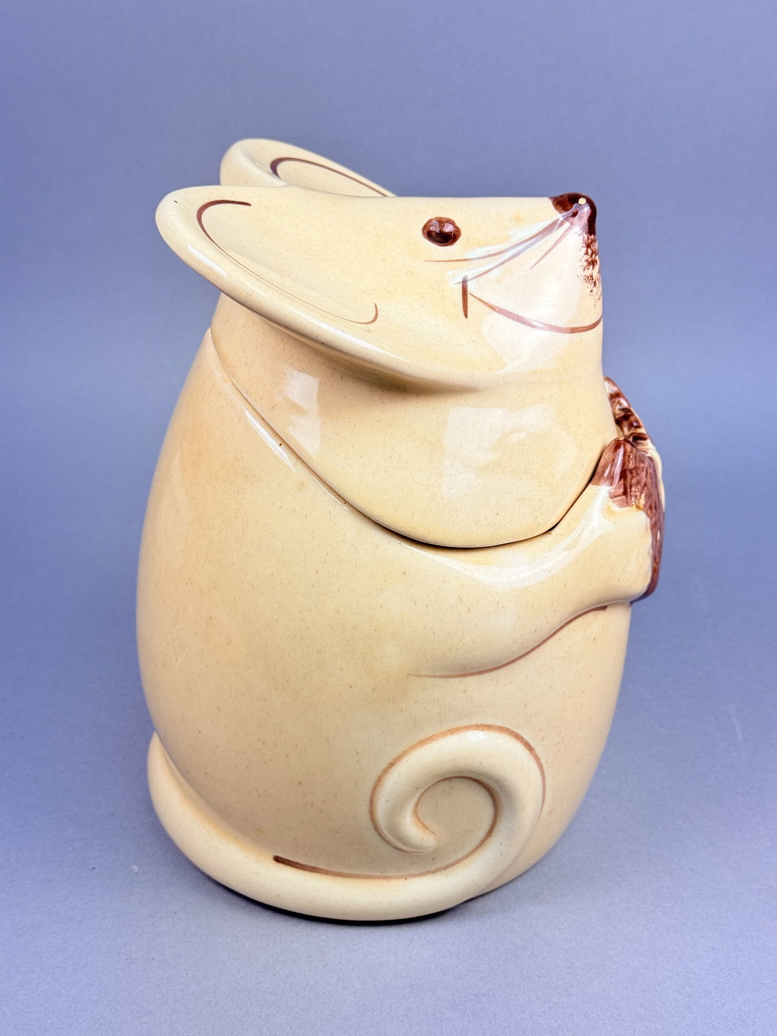 Pfaltzgraff Ceramic Mouse Cookie Jar - 2