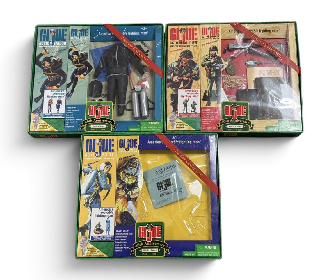 3 Hasbro G.I. Joe 40th Anniversary Sets (1 of 12)