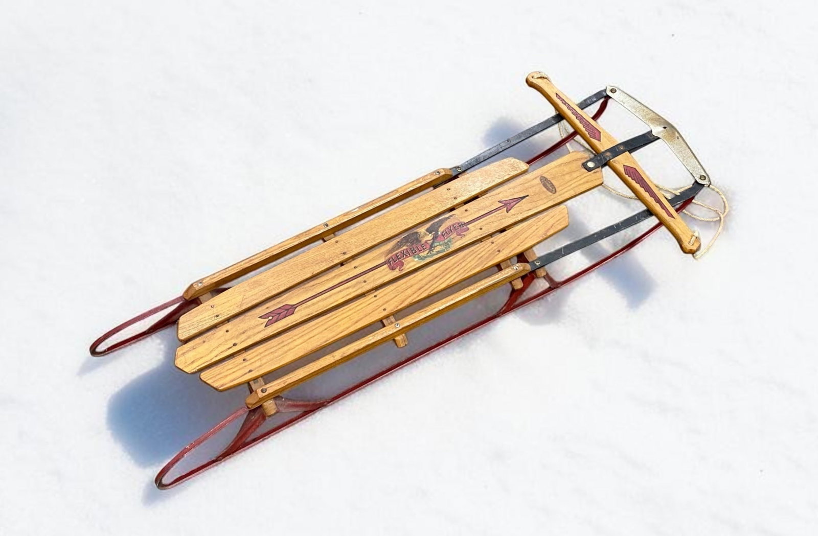S.L. Allen Wood Flexible Flyer Sled (1 of 10)