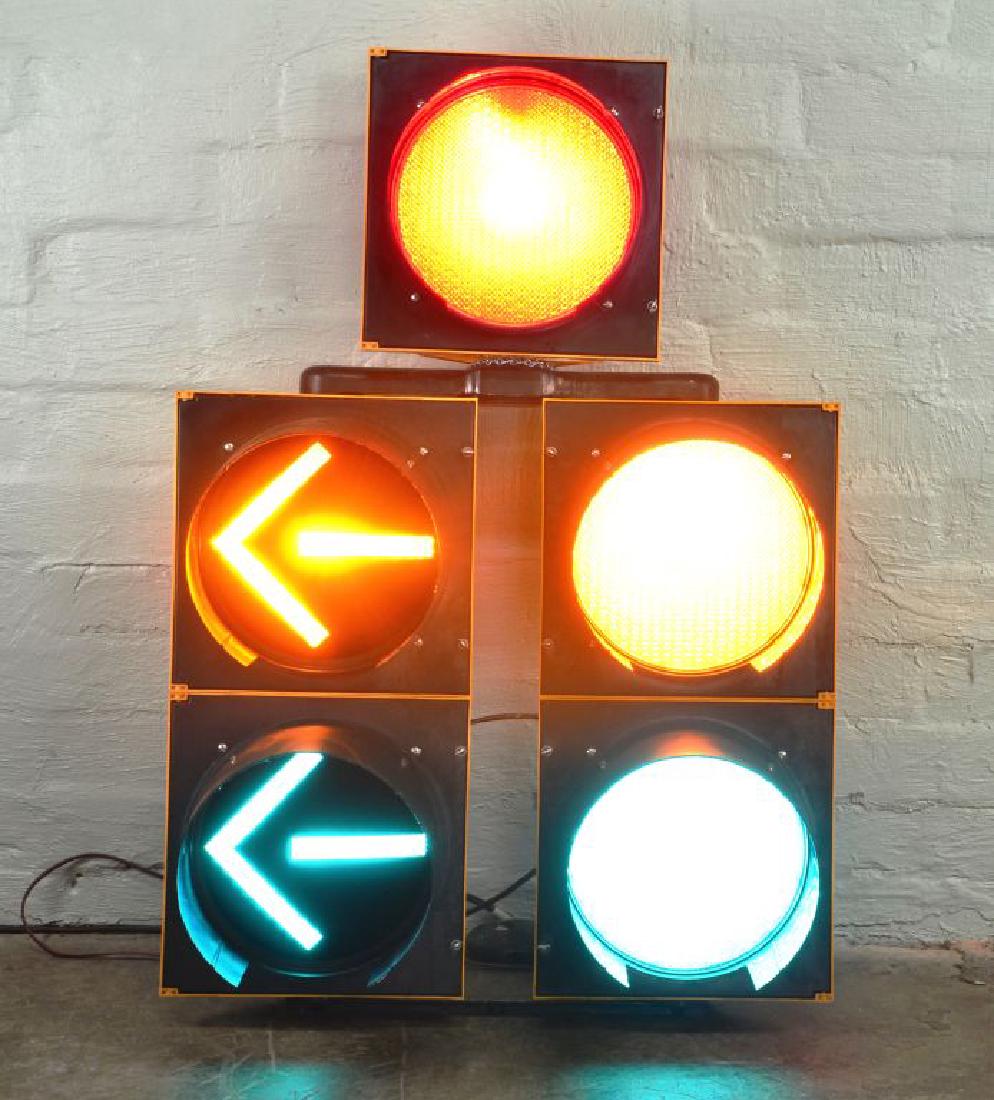 Durasig Reproduction 5 Light Traffic Signal Light with