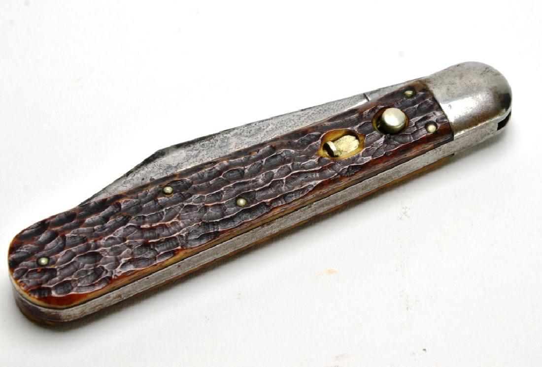 Vintage Remington R2403 Bone Handle Locking Switchblade