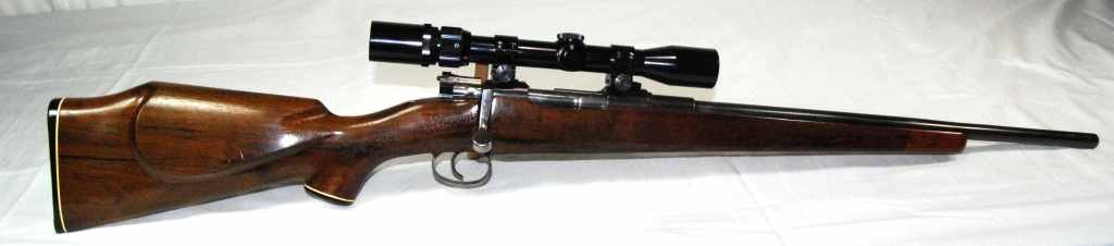 German Mauser C30 Rifle with Bushnell Scope: This German Mauser Manufactura C30 Rifle, comes with a Bushnell Sportview Scope and Montecarlo Style Stock. The gun is numbered 535, along with a few other markings. The gun is in very good condition 