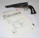 116: Exquisite RARE Colt Army Revlolver Model 1860 w/ P