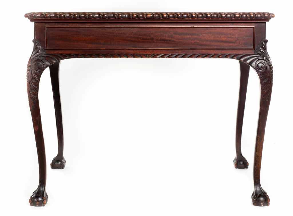 Exquisite Antique R. J. Horner & Co. Claw Foot Table w/: This exquisite Horner Table is very nicely made, and has great detail work. The original tag is on the underside of the table. There is some wear to the top and inlay, but considering the age, very mi