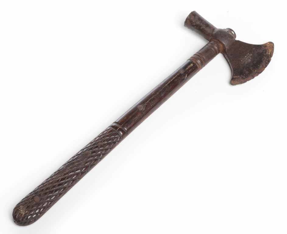 RARE 19th Century Miniature Hatchet / Executioners Axe: This is a Rare 19th Century Miniature Hatchet or Executioners Axe. This petite axe measures approximately 13” long. There is a nice touch mark, with the initials “VR” above the “Thornhill Lond