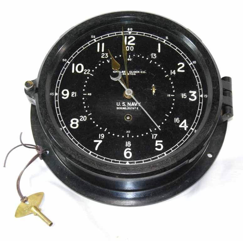 Vintage US NAVY Chelsea Clock Co of Boston Naval Clock Feb 23, 2014 Great Expectations