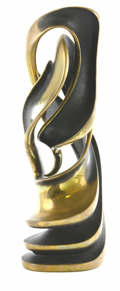 Tom Bennett Signed, Bronze Sculpture, “Focus” 1982: This Rare Early Original Vintage Signed Bronze by Tom Bennett (1982) “Focus” is #40 of 150, and measures approximately 20.5”T x 6.75” x 7” and weighs approximately 25 LBS. The bronze is sign