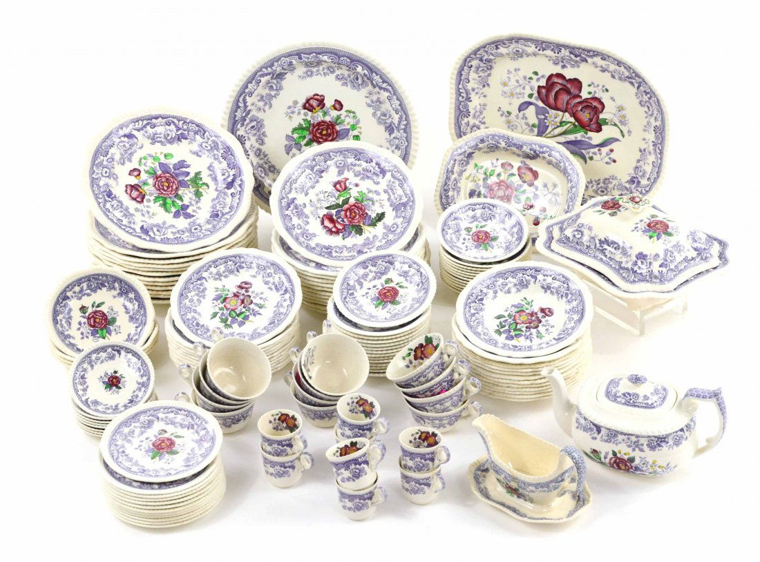 Rare Antique 124 Pc Spode Copeland England China (1 of 10)