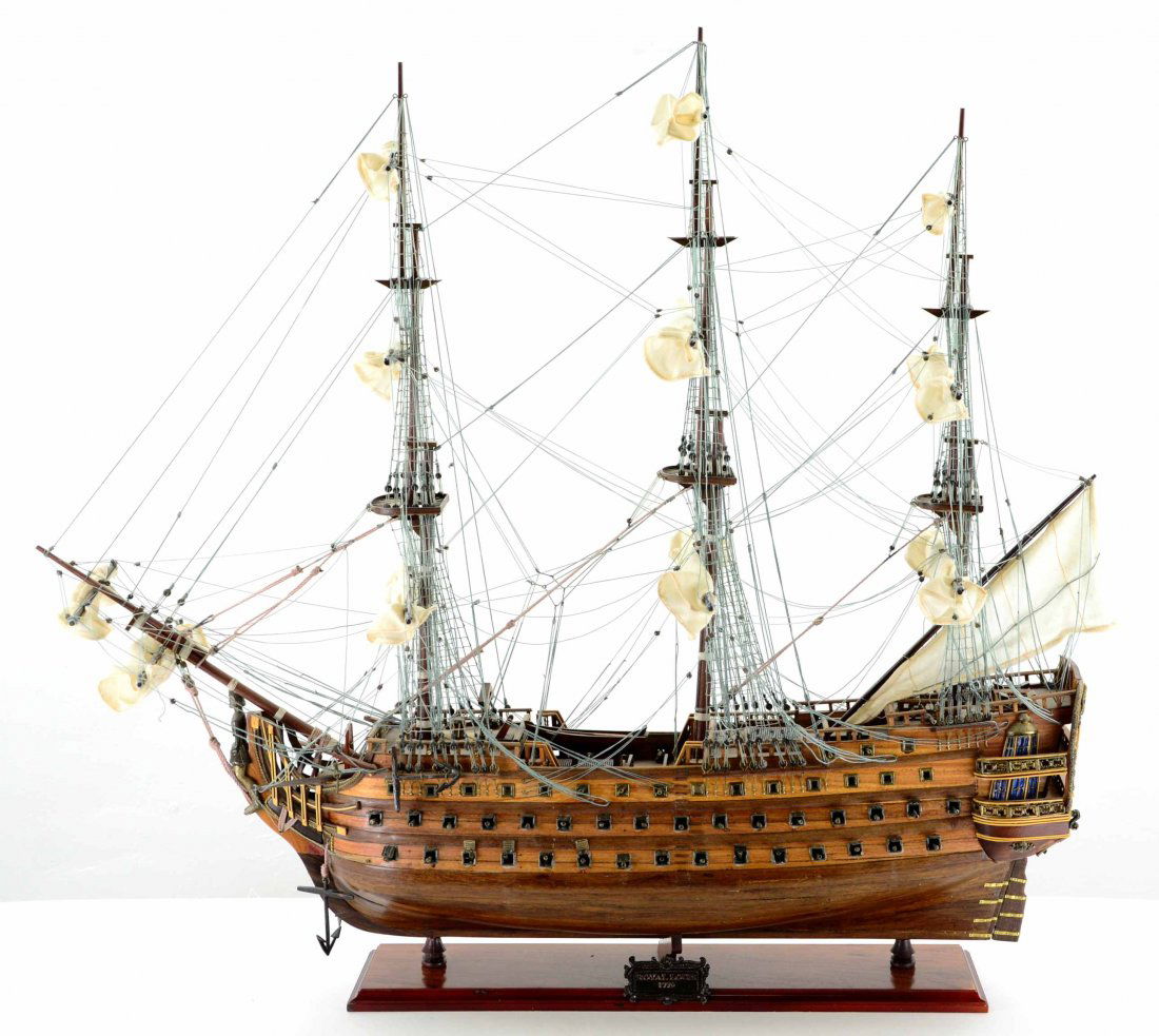 Royal Louis French 3-Decker First Rate Ship Model (1 of 9)