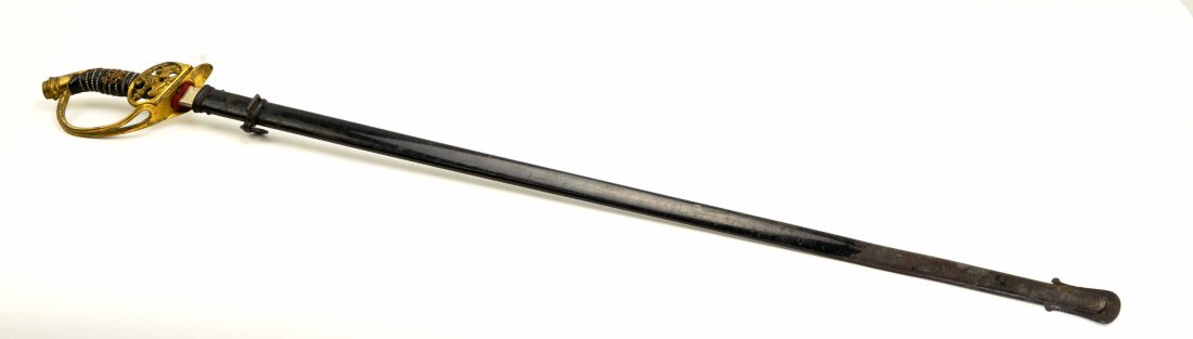 Late 1800’s Prussian Officer Sword w/ Gilded Guard (1 of 9)