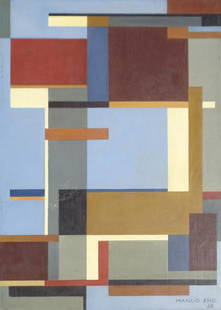 Manlio Rho (Como 1901 / 1957): Untitled, 1938; Oil on board, 45 x 32,5 cmSignature and titleProvenance: Private collection