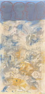 Oswald Oberhuber (Meran/Merano 1931 – Wien/Vienna 2020): Paradiesgarten, 2006;Siebdruck, 64 x 31,5 cm, gerahmt Handsigniert u. nummeriert (5/300)