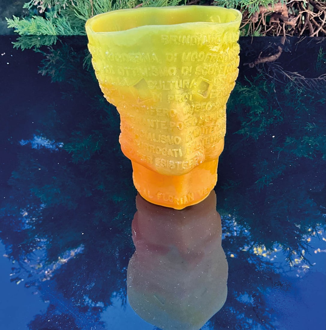 “Goto?? vase, 1995Object sculpture made of resin, produced for the Caffè Florian in Venice for (1 of 1)