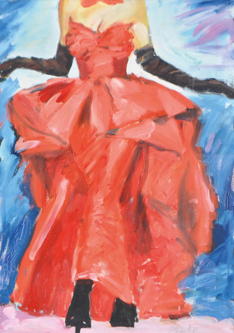 Janusz Haka: Sissfilata, 1989; Oil on canvas, 100 x 70 cmSigned, titled, and datedProvenance: private collection