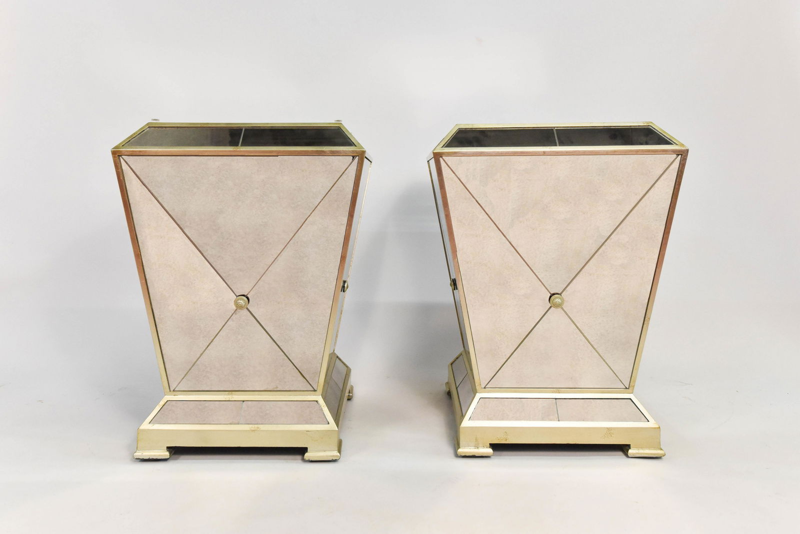 Mirrored End Tables (1 of 3)