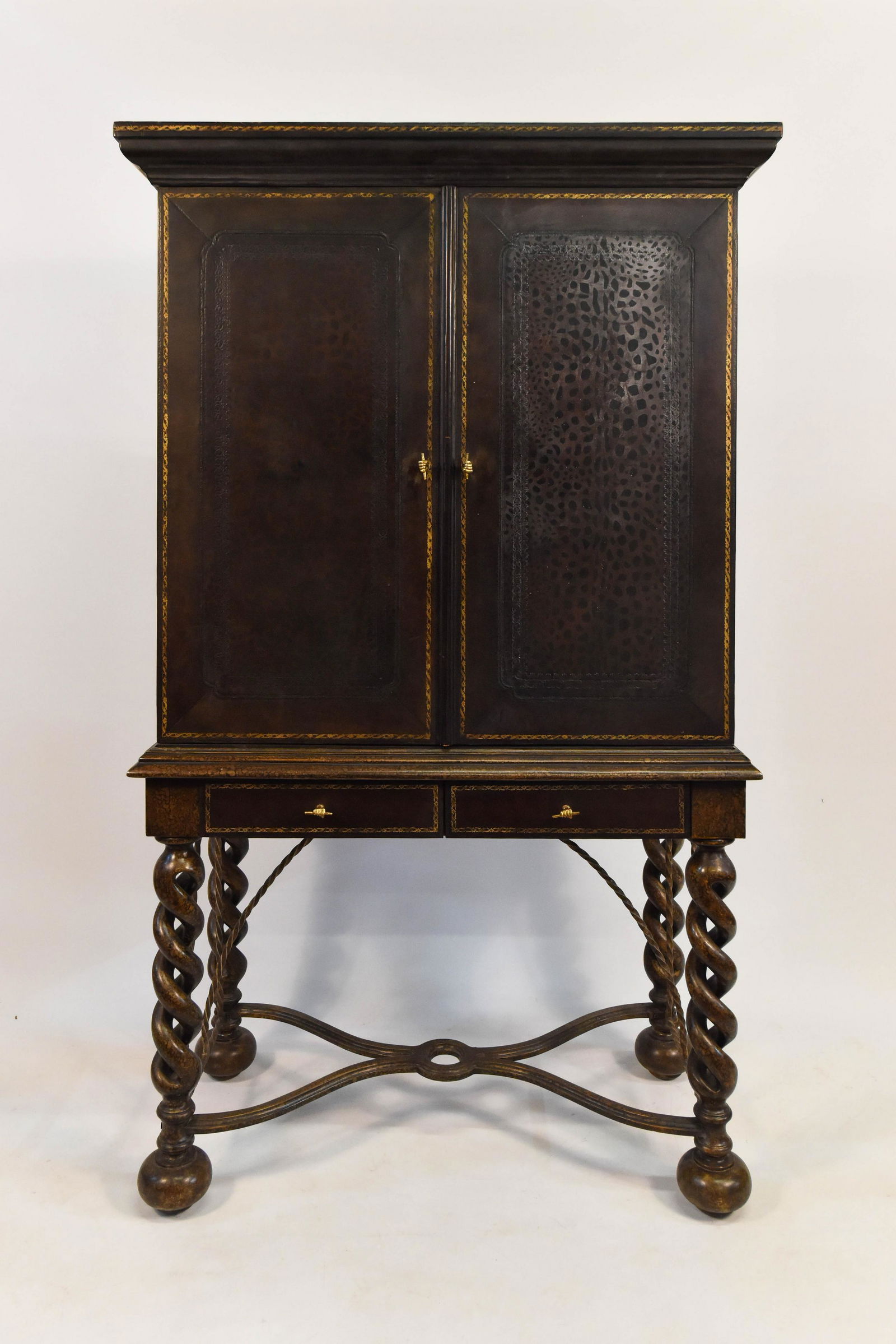 Maitland Smith Cabinet on Stand (1 of 9)