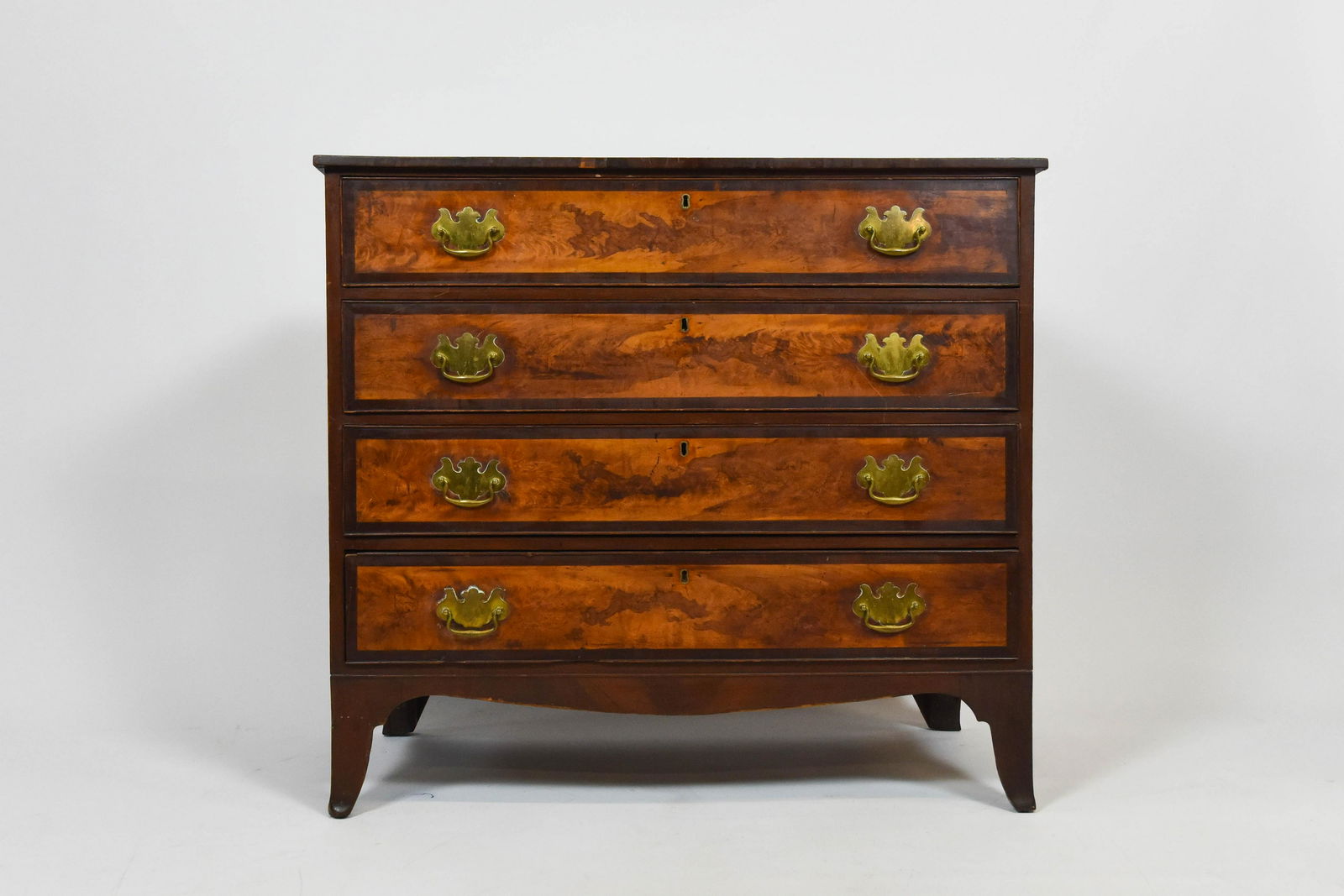 18th Century Transitional Chippendale Hepplewhite Chest (1 of 4)